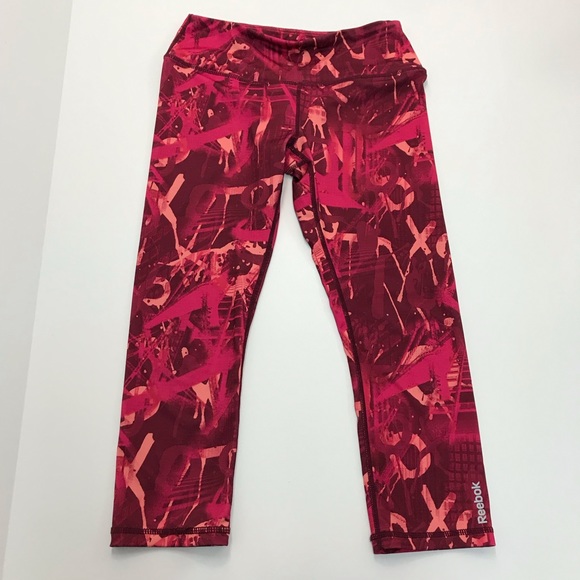 Reebok women’s leggings Sz xs red color - Picture 3 of 8